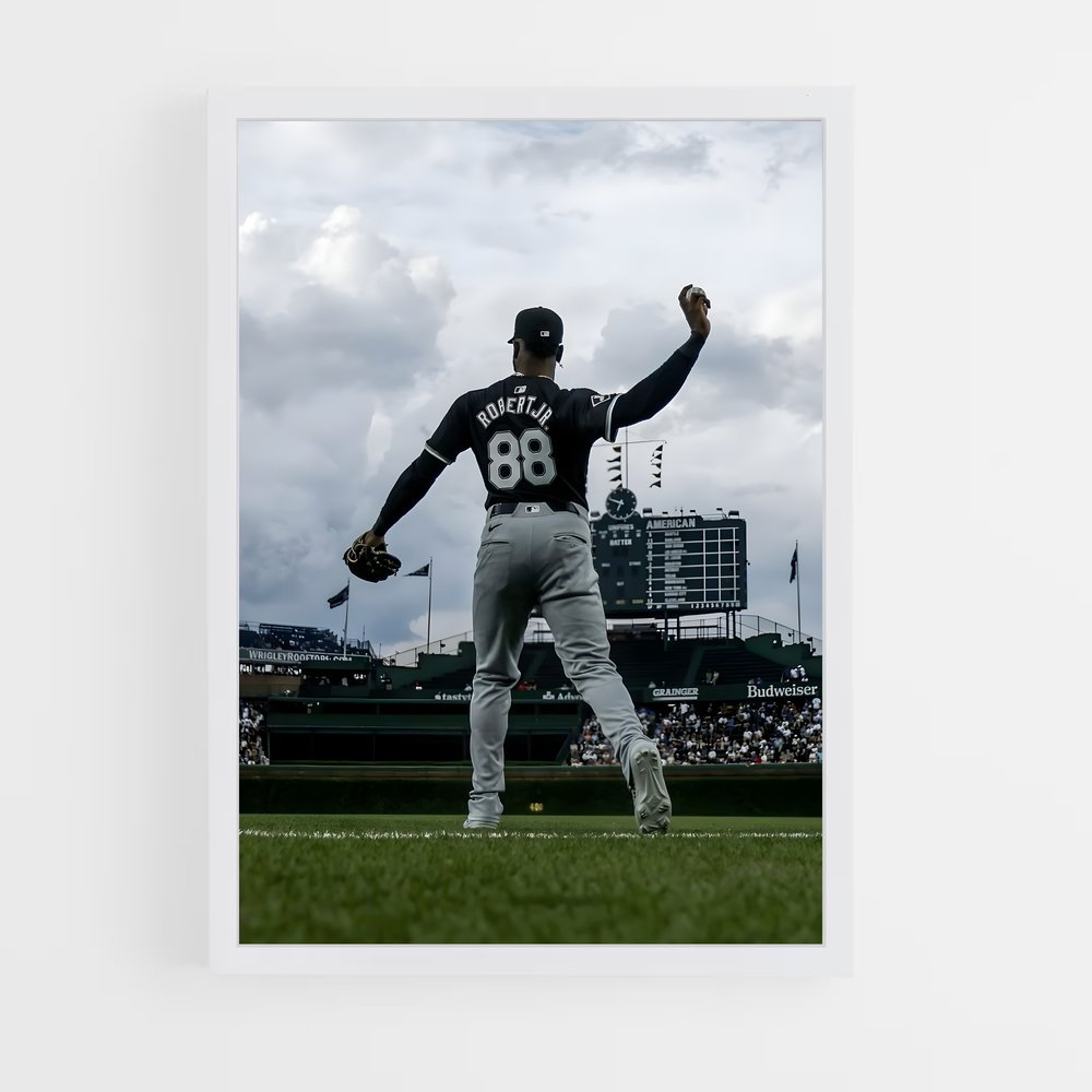 Poster Lancer du Destin – affiche Baseball (vue 3)